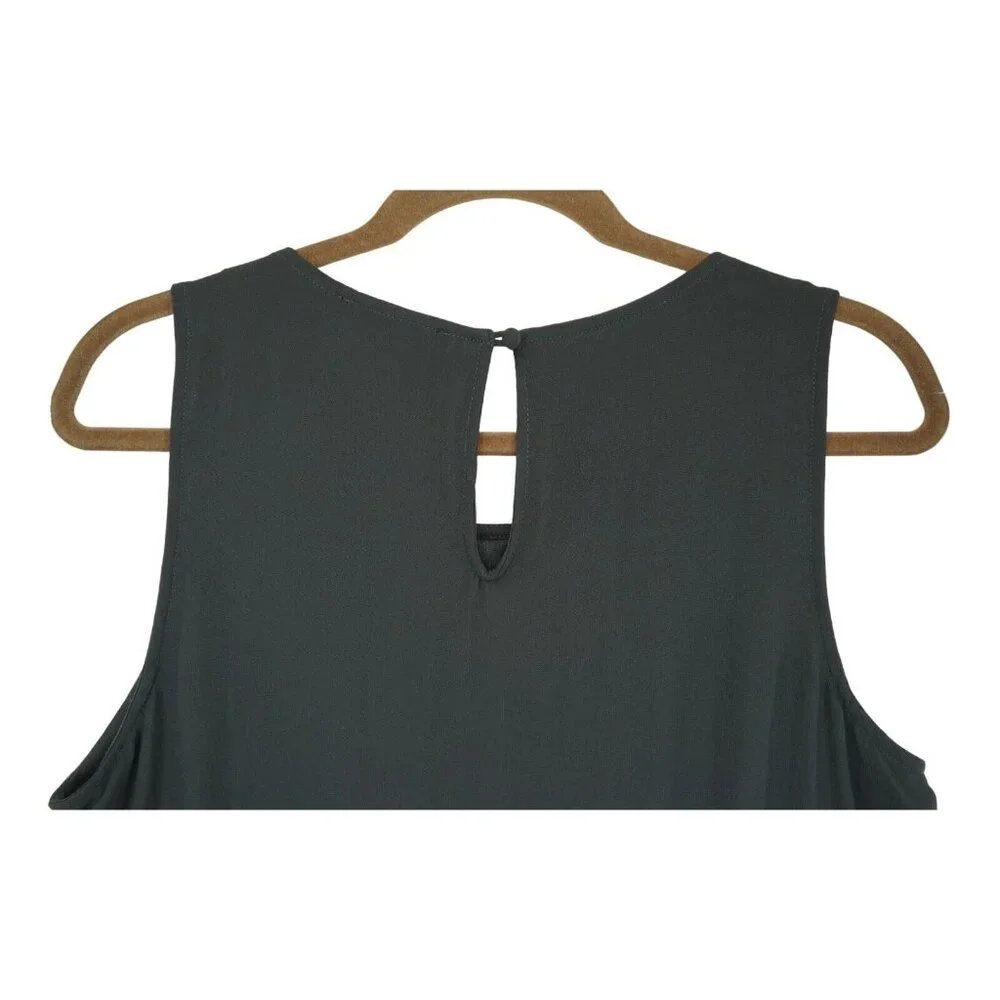 NWT Karen Kane Women’s Medium Black Sleeveless Top‎ Shirt Blouse MSRP $89